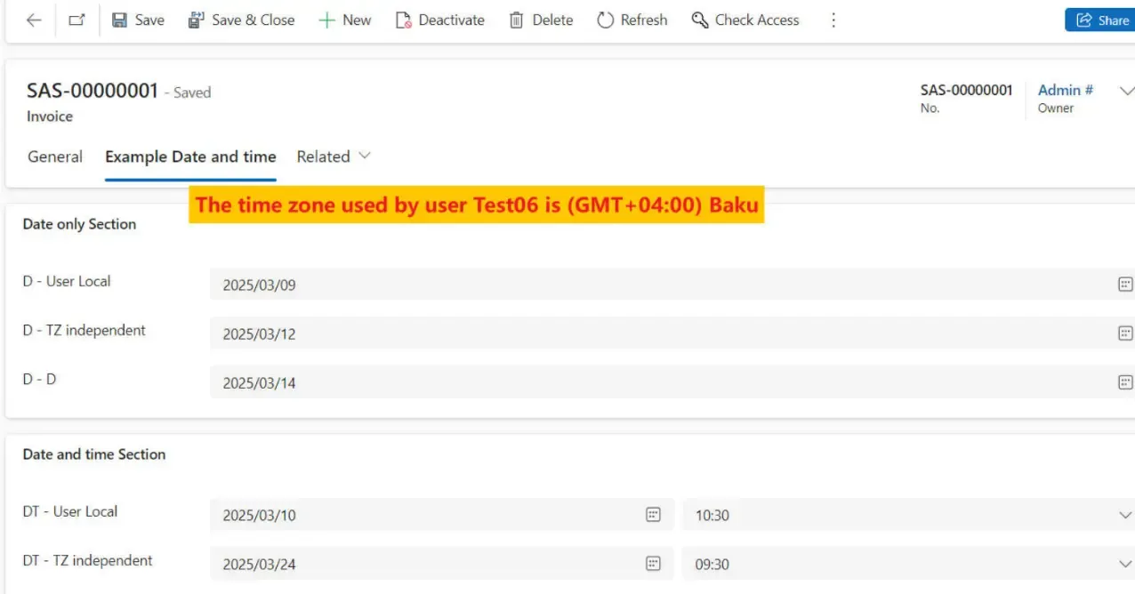 使用 Test06 查看数据