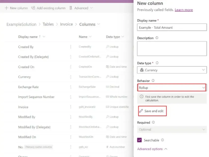 新建货币汇总字段