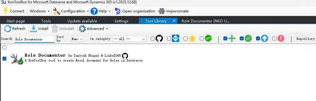 下载 Role Documenter