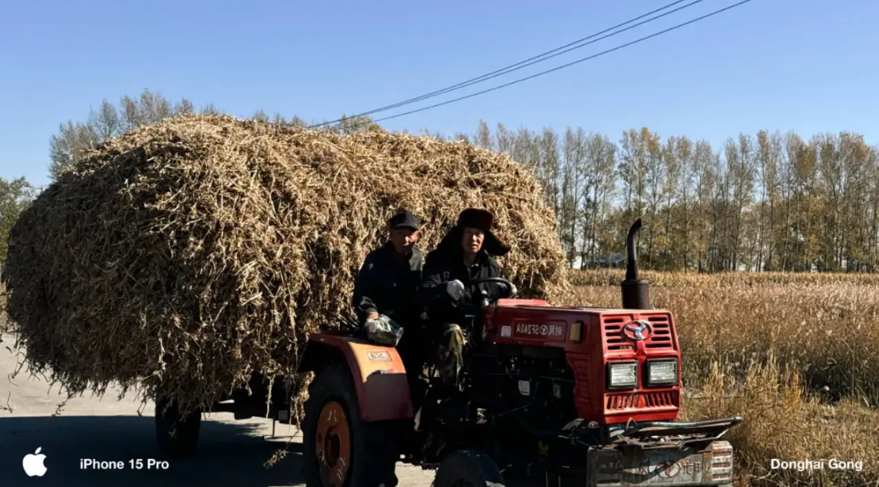 开拖拉机的大爷