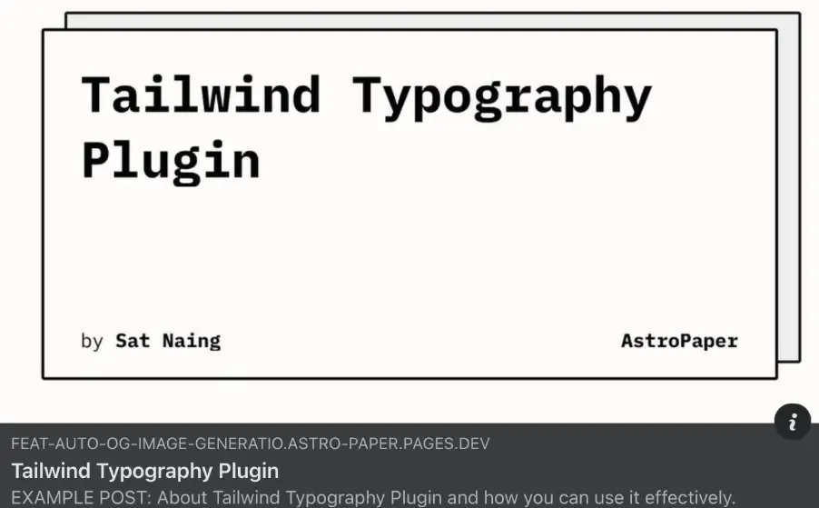 Example Dynamic OG Image link