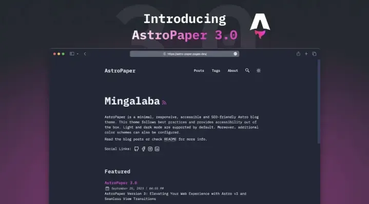 AstroPaper v3