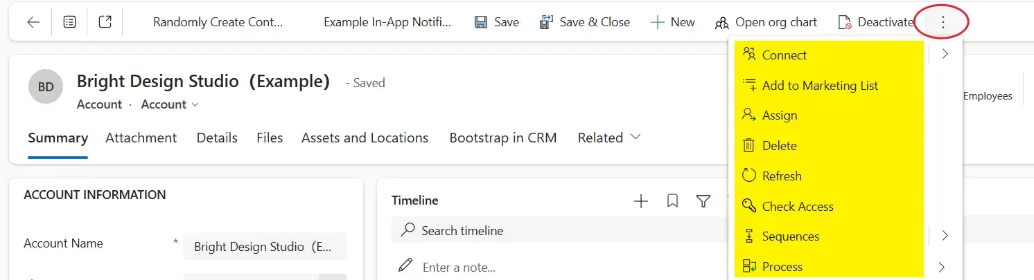 表单按钮栏省略号